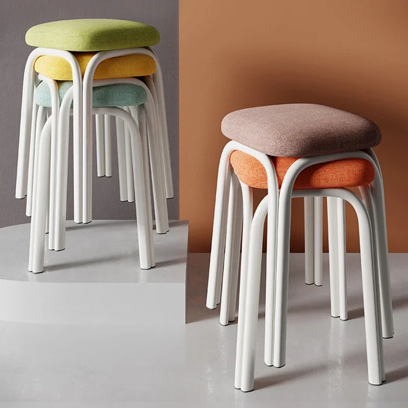 

Stools Home Stackable Modern Simple Dining Table Stools Thickened Plastic