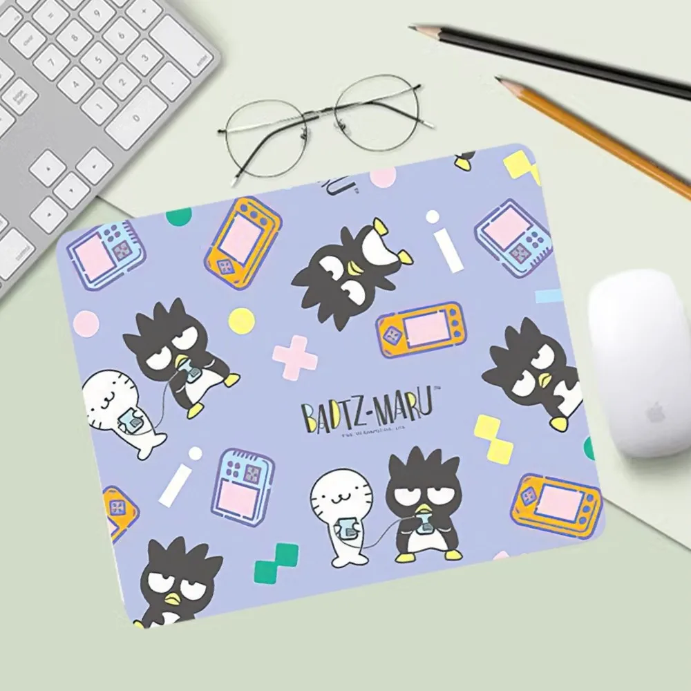 Sanrio Badtz Maru Mousepad Computer Desk Mat Table Keyboard Pad Laptop Cushion Non-slip Deskpad