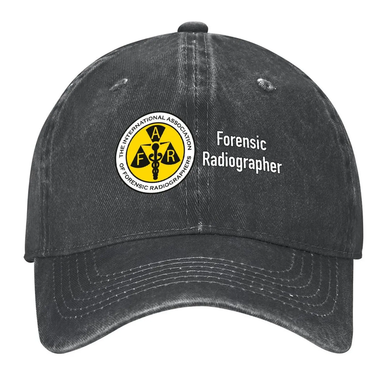 

IAFR Forensic Radiographer Baseball Cap Big Size Hat Gentleman Hat Fashion Beach Luxury Cap Boy Child Women's