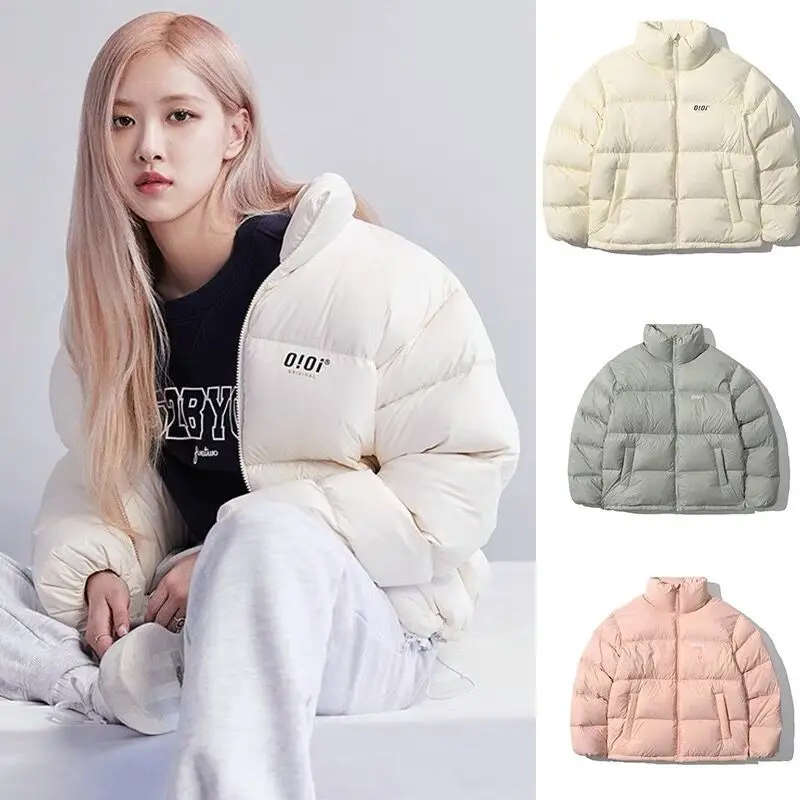 New Down Jacket Female Winter Short White Duck Down Thickened Fashion Versatile Bread Clothing Cotton Clothing Down Jacket Women