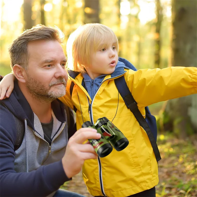 Professional Kids Binocular Telescope Children Educational Learning Telescope Bird Watching Folding Optics Telescope