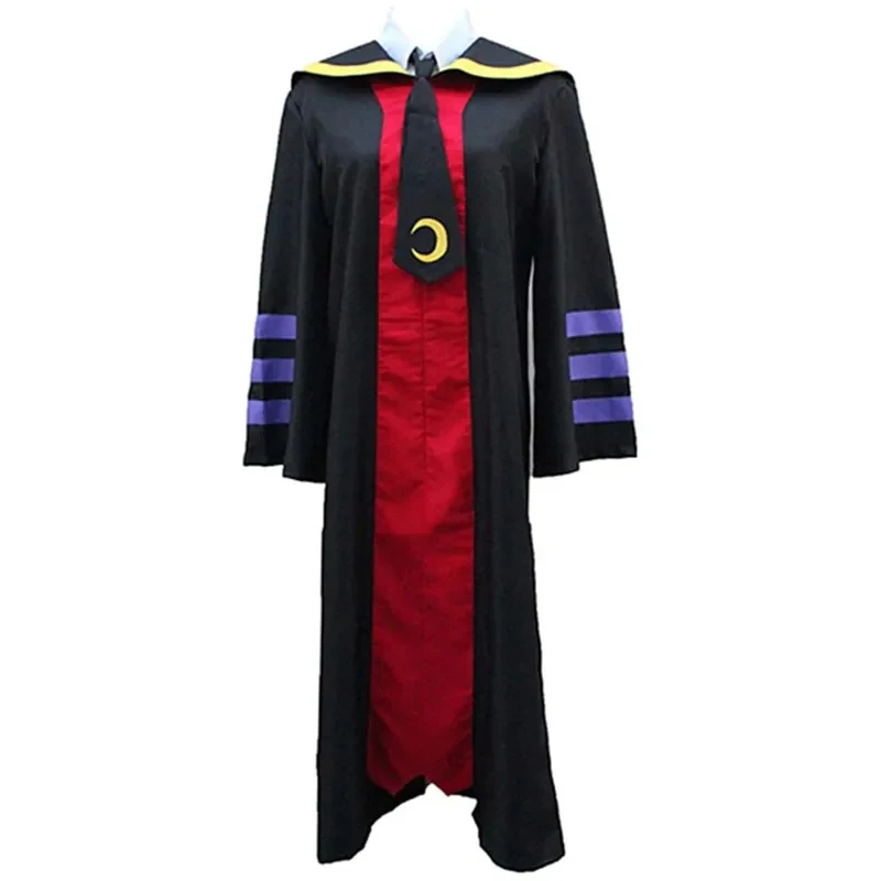 

Adult Men Halloween Party Anime Koro Sensei Cosplay Cloak Uniforms Costume fg8'.