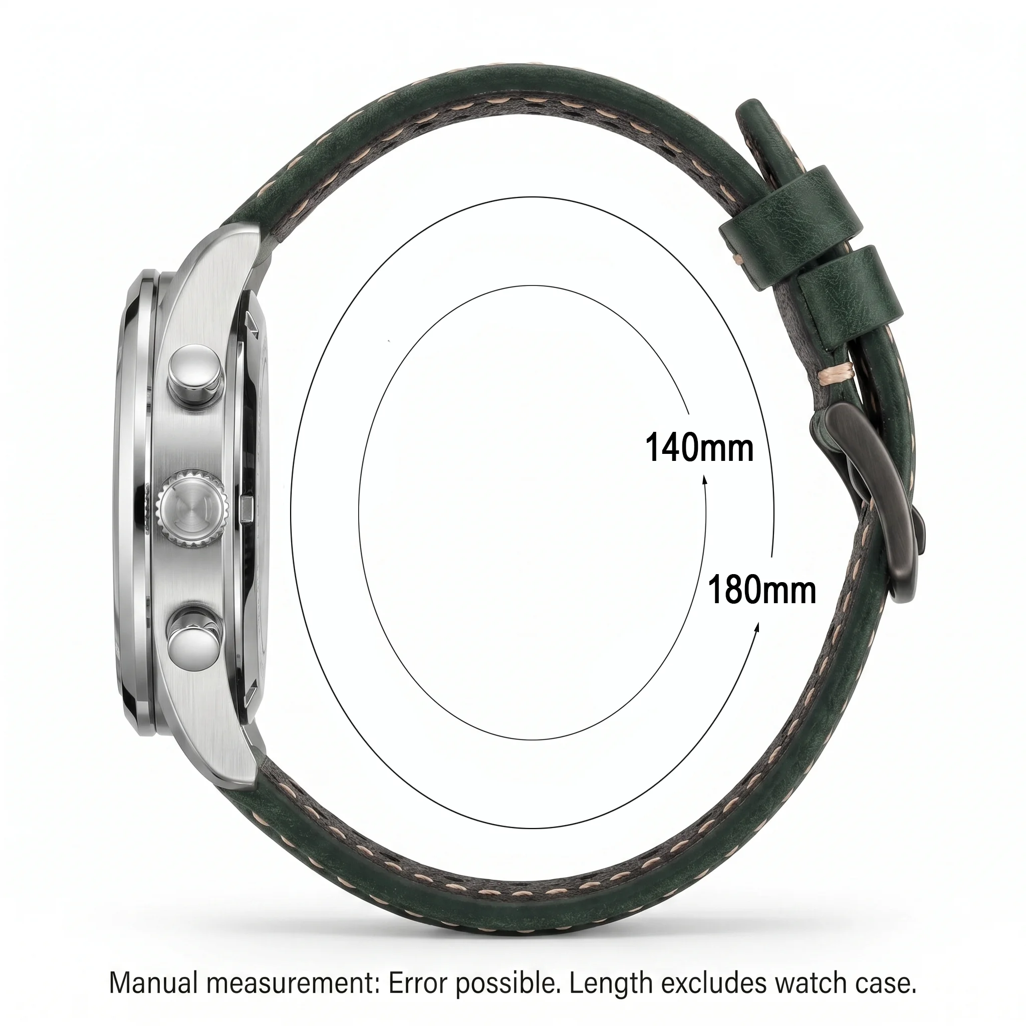Cowhide Watchbands 20mm 22mm Genuine Leather Vintage Wrist Strap Belt For Samsung Galaxy Watch 46mm Bracelet