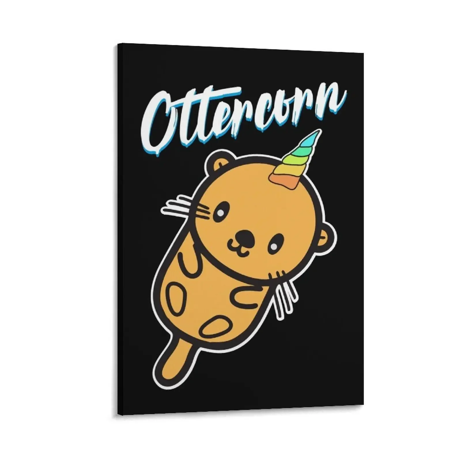 

Otter Unicorn Ottercorn Cute Lover Gift Canvas Painting anime room decors aesthetic wall decor Home decoration