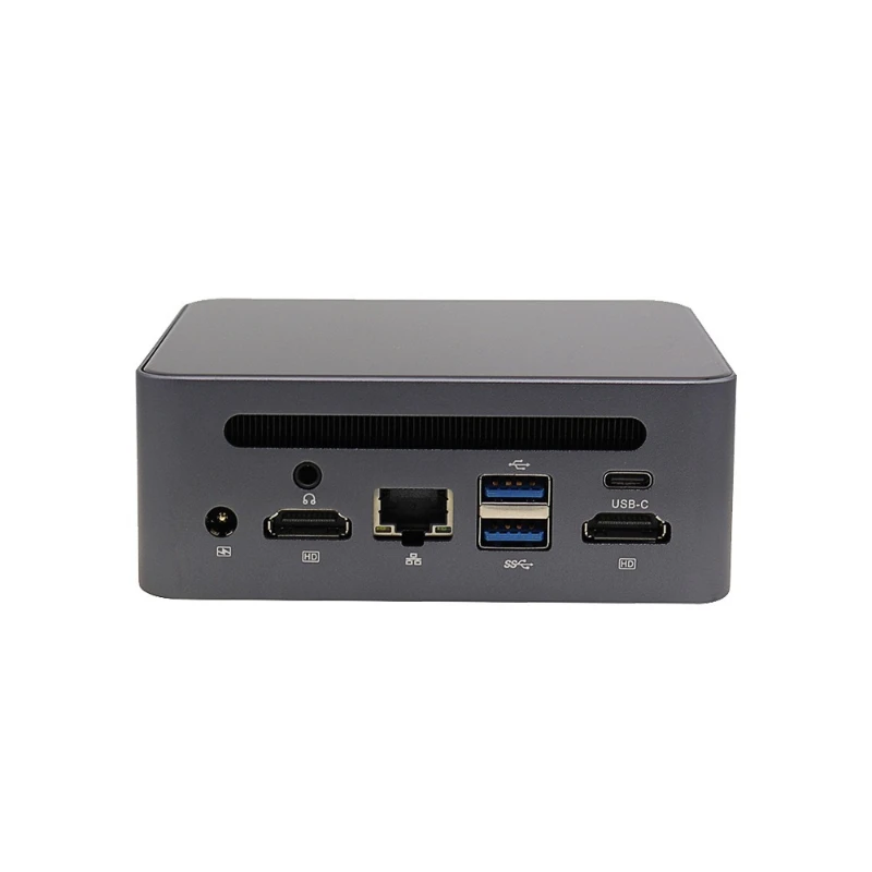 Mini Computer Small Host AMD Ryzen R5 5600H High Performance Office Gaming Cinema Mini Desktop Computer