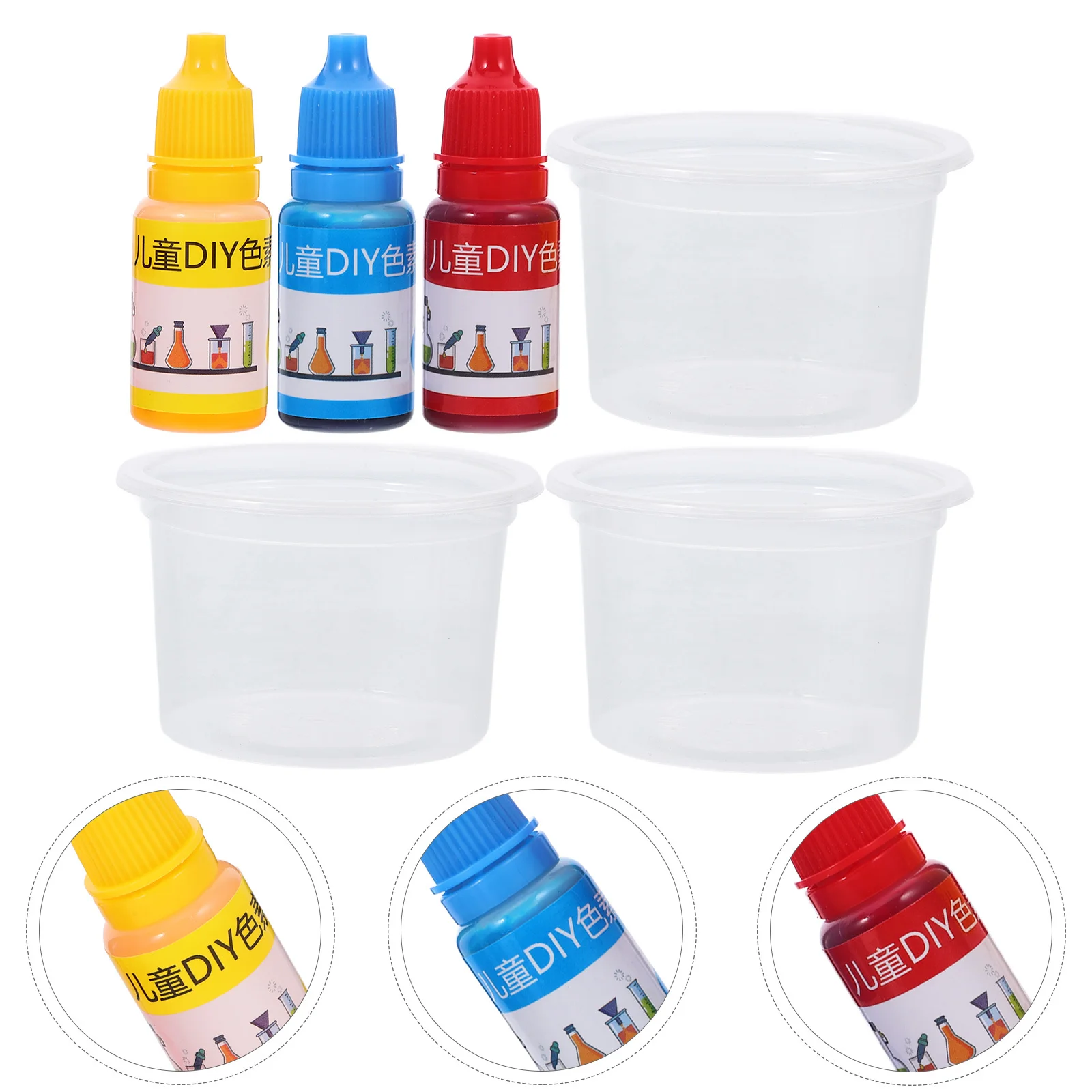 1Set Kids Science Experiment Kit Color Transferring Materials Set Educational DIY Project for Learning Cognitive Development