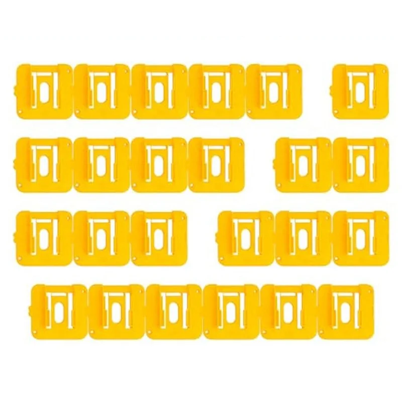 Most-12Pack حامل البطارية لبطارية 20 فولت يتصاعد حامل قفص الاتهام صالح ل DCB200 DCB201 DCB202 DCB203 DCB204 ث/24 مسامير