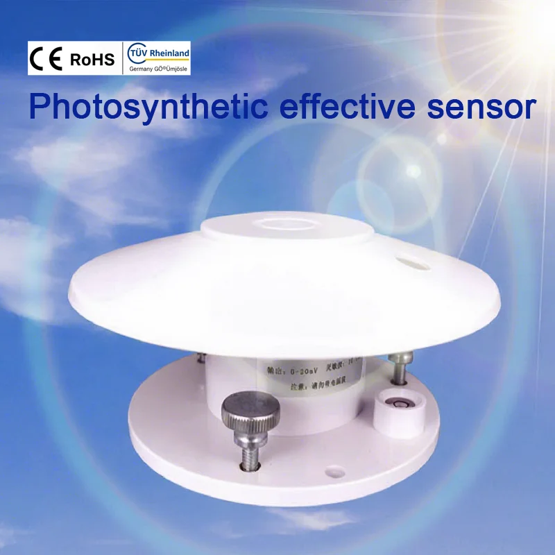 RS485 Photosynthetic Efficiency PAR Sensor 370-700nm High Accuracy Quantum Light Meter for Greenhouse Plant Growth Monitoring