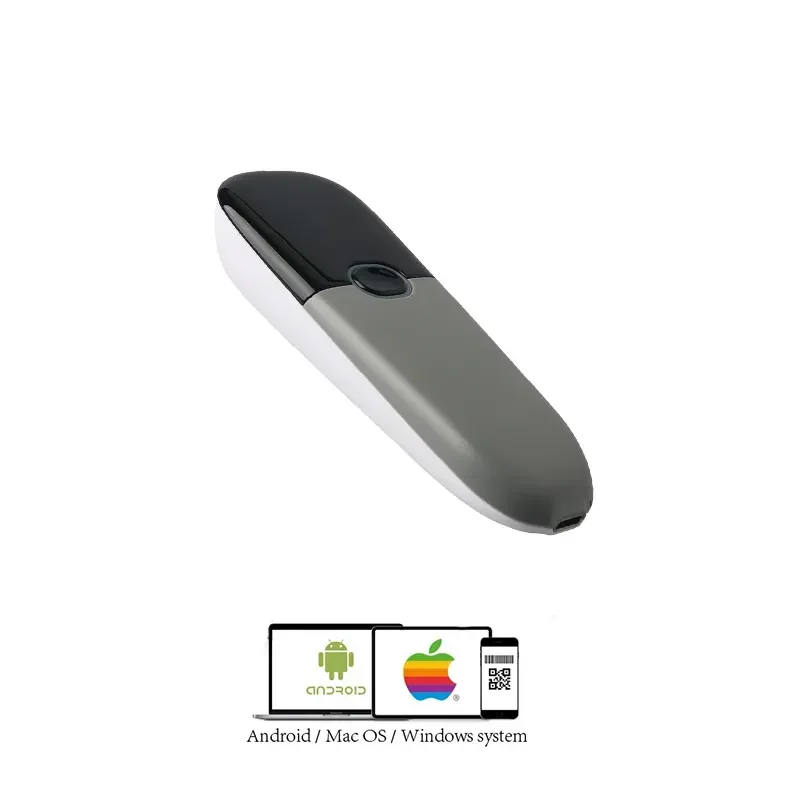 2026 Portable Wireless 1D 2D Barcode Scanner Handheld Mini 2.4G/Bluetooth WiFI Bar Code Reader with BT Interface Mobile Interfac