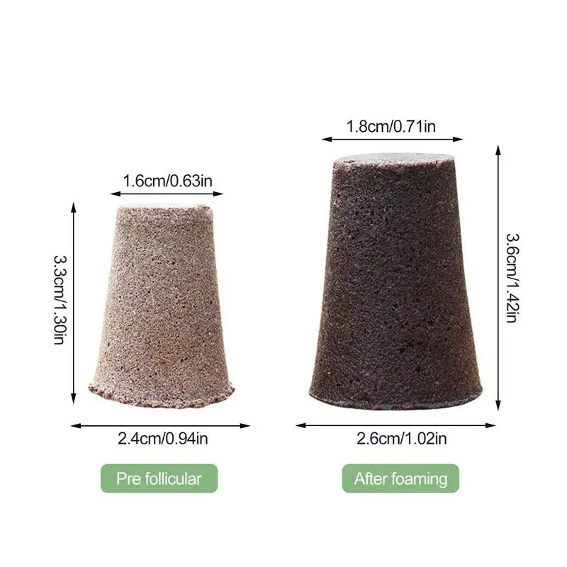 Vagens De Esponja Substituições Para Jardim Hidropônico, Esponjas De Crescimento De Raiz, Pod De Semente, StarterSponge Plugs, Esponja De