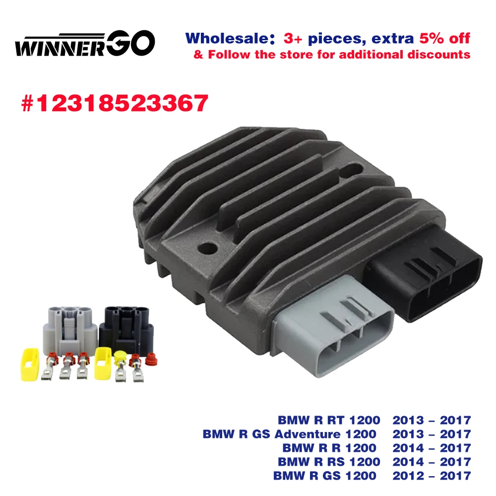 12318523367 Regulator Napięcia Prostownik Motocyklowy Do BMW R1200 RT RS GS Adventure R 1200R R1200R Akcesoria Motocyklowe ADV