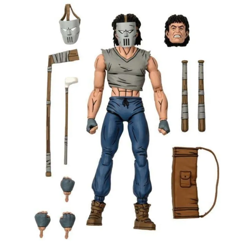 NECA السلاحف الشكل الكلاسيكي فيلم فيلم 1990 أبريل أونيل كيسي جونز إيستمان وليرد سلاحف ألعاب شخصيات الحركة #2