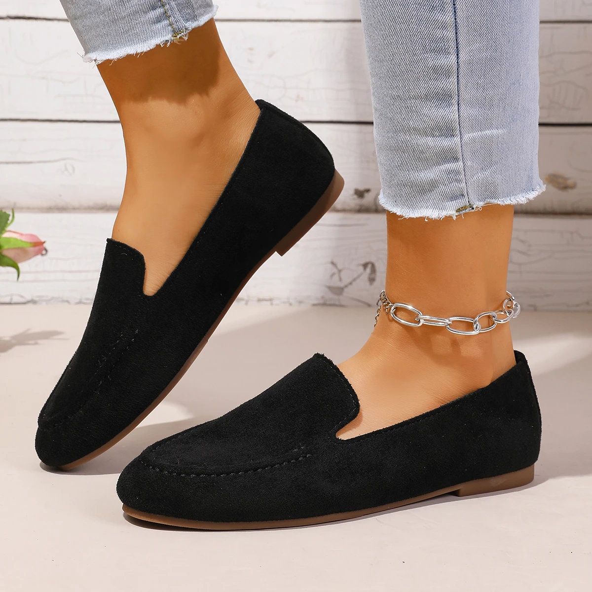 Frühling und Herbst Elegante und Sexy Leichte Lässige Flache Schuhe Modische Bestseller Neue Bequeme Damenschuhe – Detail 5