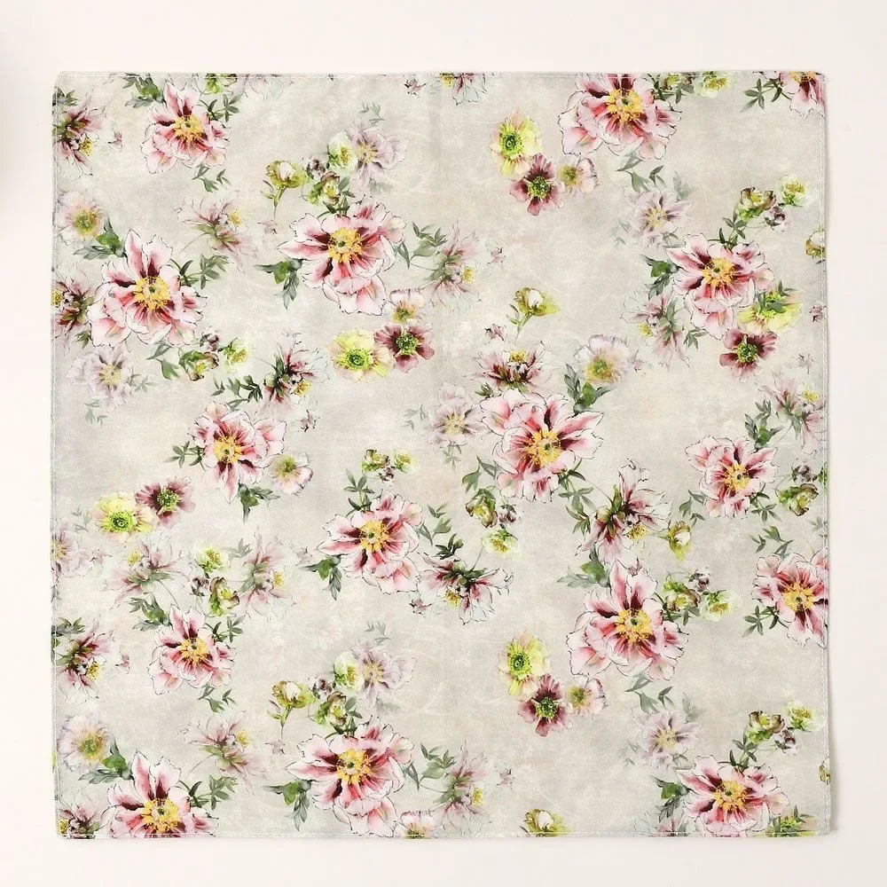 12pcs Vintage Polka Dot Cotton Handkerchiefs, Retro Daily Accessory