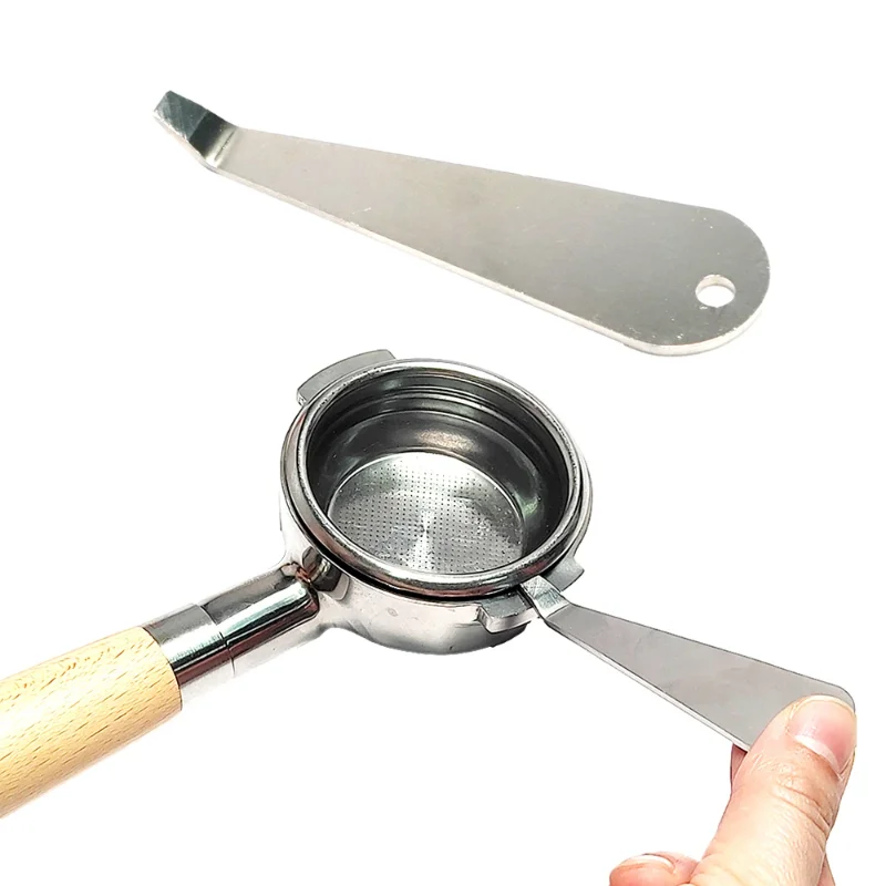 

Coffee Powder Cup Disassembly Stainless Steel Durable Coffee Portafilter Remover Tool Espresso Machine Accessories