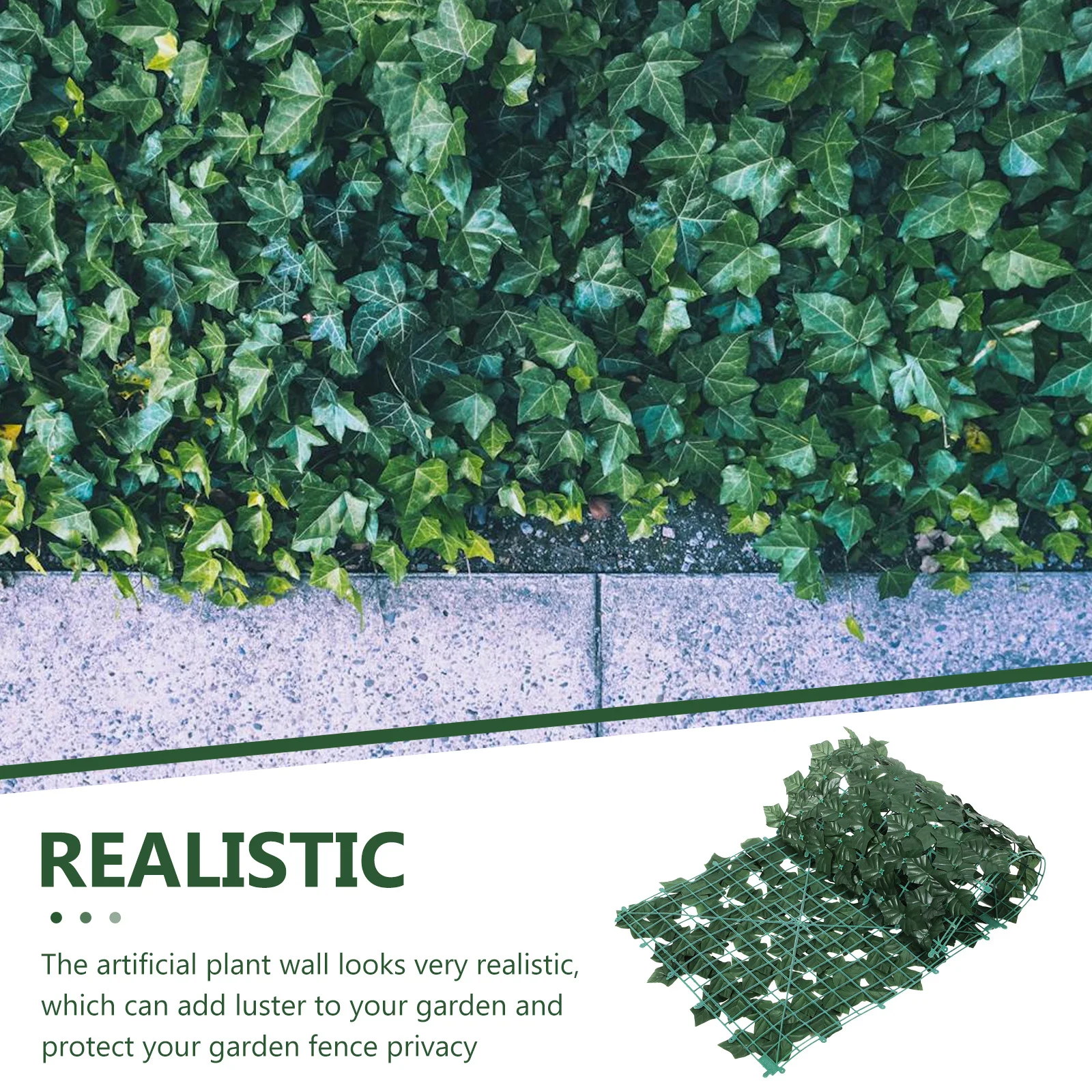 

Green Leaf Fence Greenery Wall Decor Artificial Leaves Fences Decoration Backyard Decorations