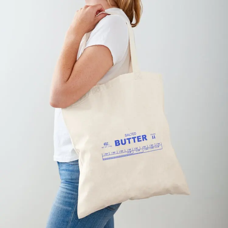 

Salted Butter Tote Bag eco bag folding Candy bags shopper bag women tote bags men