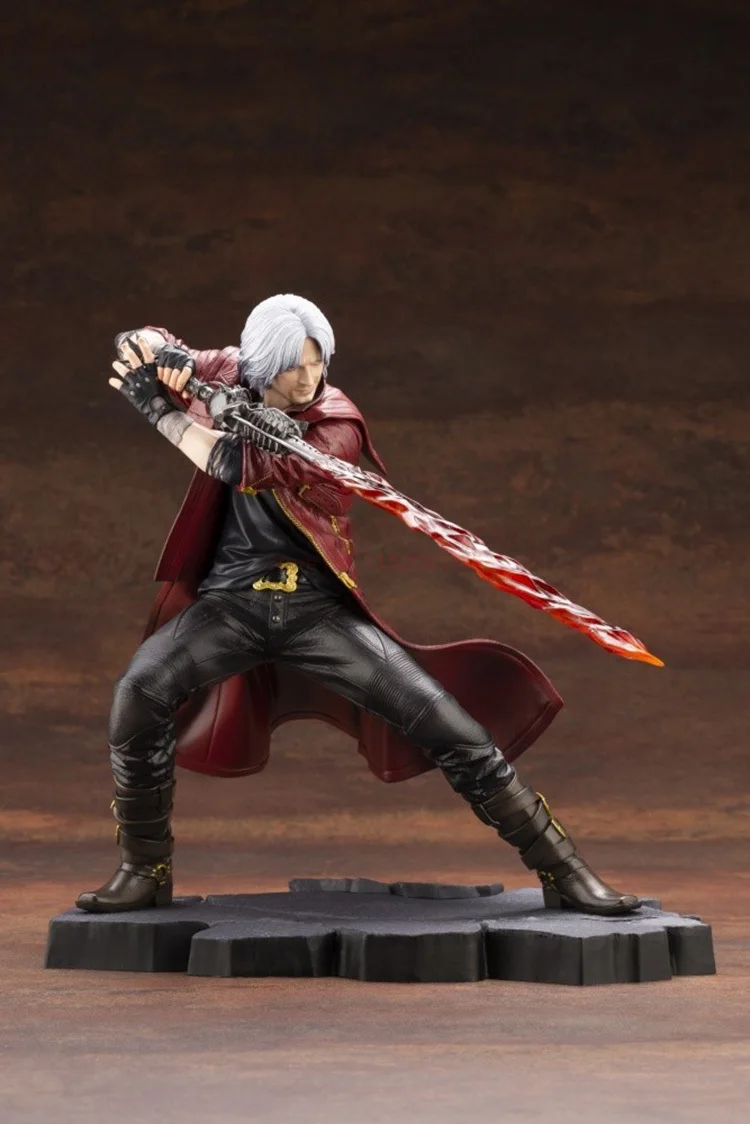 Devil May Cry 5 Handmade Artfx J Dante Nero Stock Case Decoration Collectible Birthday Gift Desktop Decoration Cartoon Anime