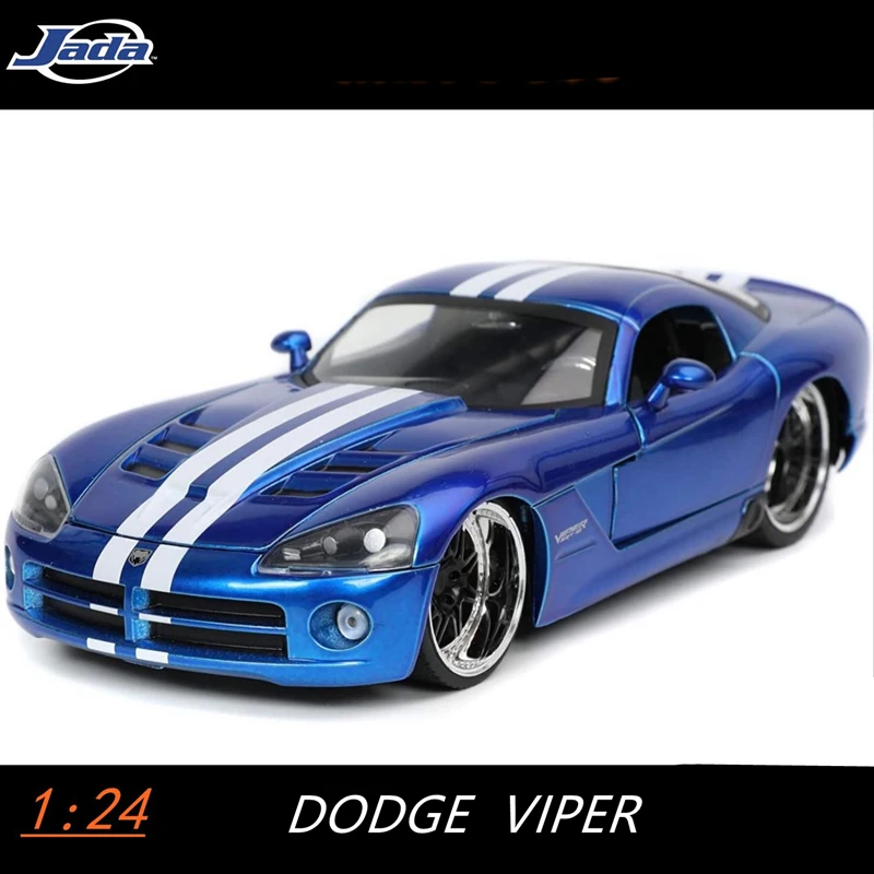 1:24 Dodge Viper SRT10 Alloy Supercar Model Diecast Toy Vehicles Sports Car Model High Simitation Collection Childrens Toy Gifts