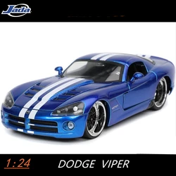 1:24 Dodge Viper SRT10 Alloy Supercar Model Diecast Toy Vehicles Sports Car Model High Simitation Collection Childrens Toy Gifts