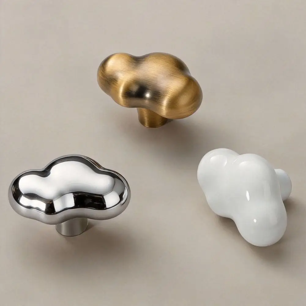 Zinc Alloy Cabinet Handles Gold/Silver Antique Style Drawer Knobs Solid Nordic Vintage Furniture Handles Wardrobe Closet