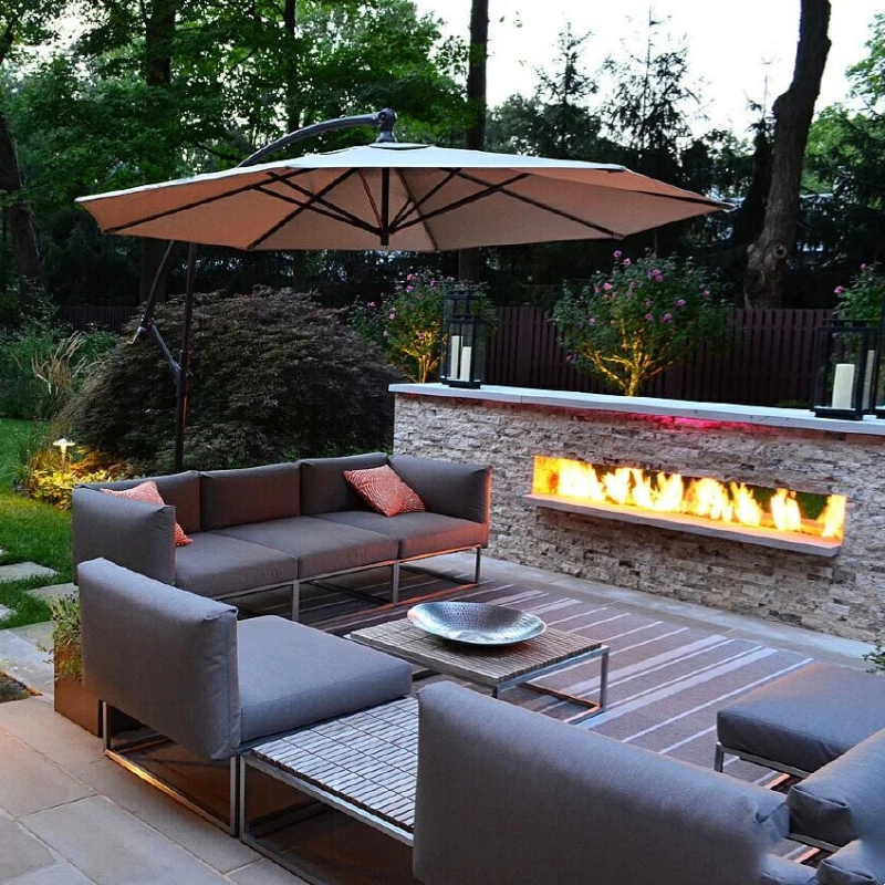 

5 year warranty atomization steam electric outdoor fireplace 3d automizs fire flame