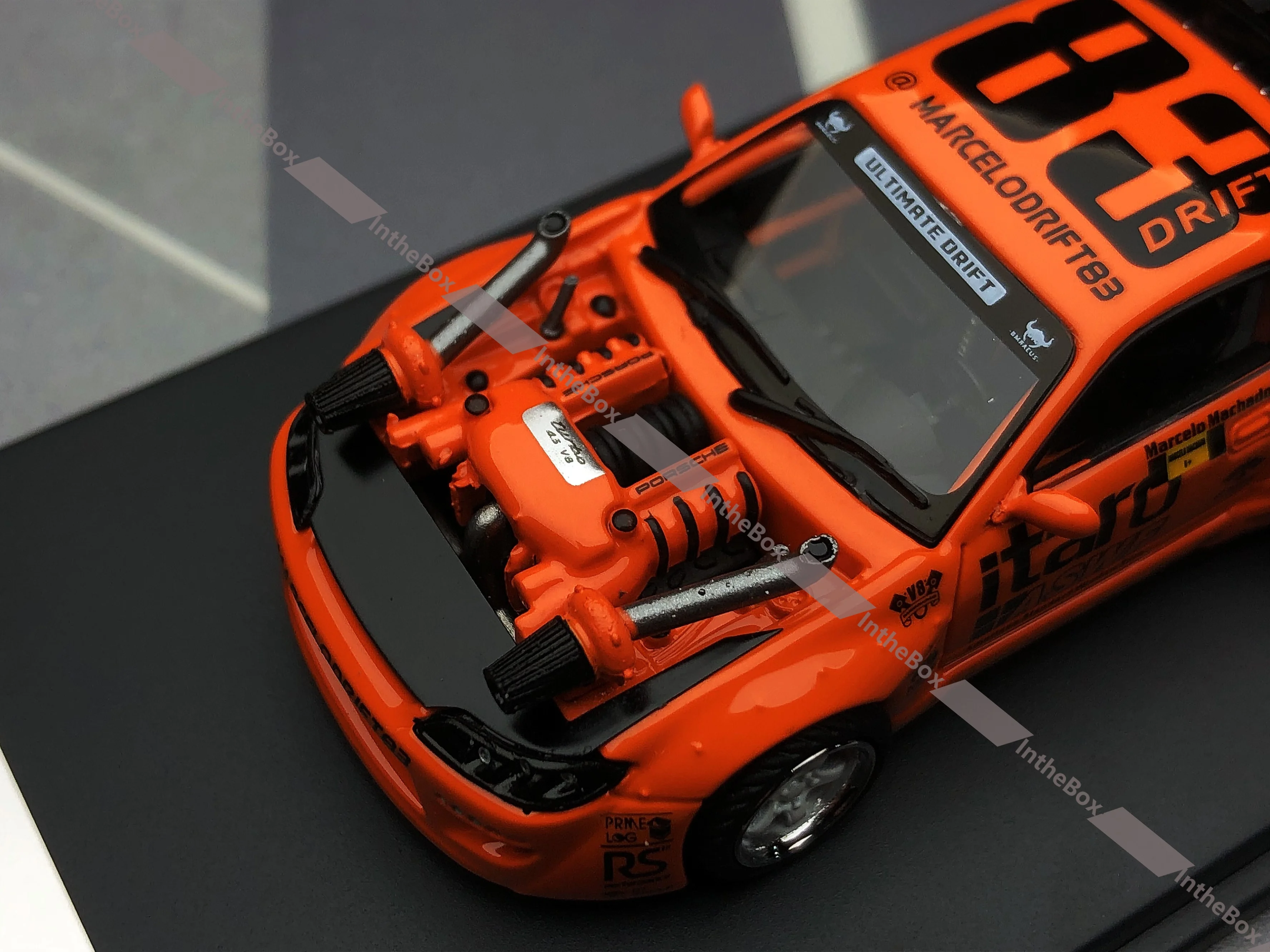 YS 1:64 JDM Orange Silvia S15 4.0 V8 Racing Sports Model Diecast Model Car Collection Limited Edition Hobby Toys