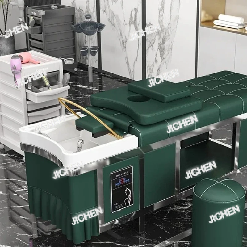 

ZQR Hydraulic Hairdressing Seats Thai Simple Shampoo Bed Hair Washing Stretcher Water Women Elegantes Salon Cadeira Unique Furni