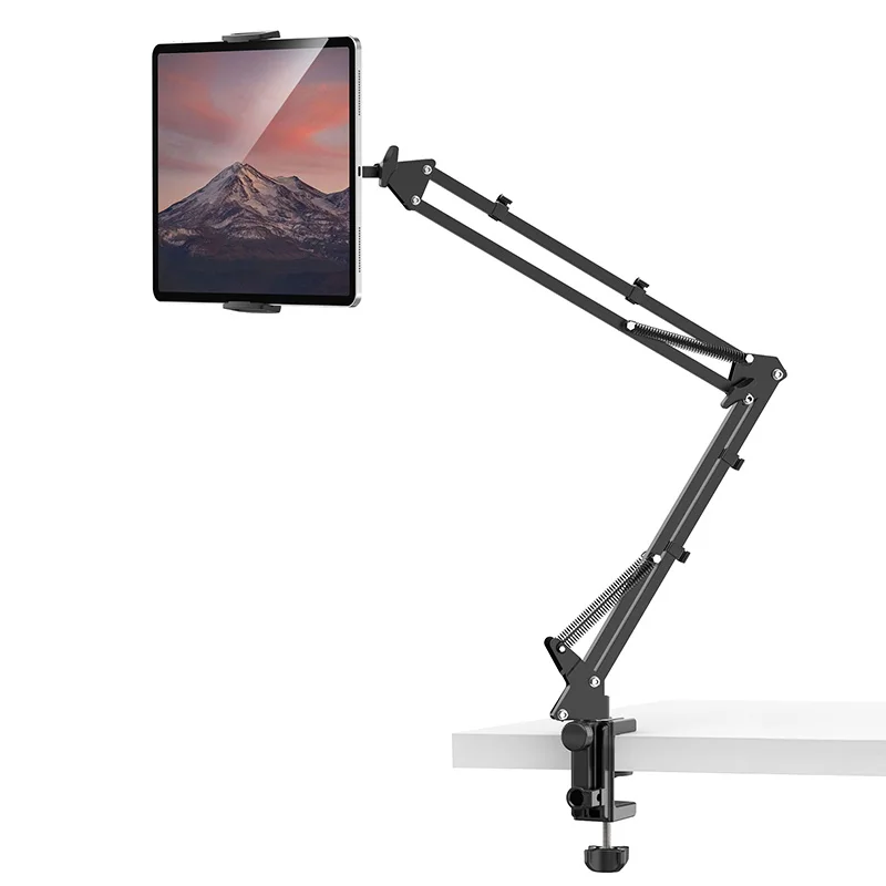 

Ulanzi T2 Metal Desktop Stand 360°LongArm Tablet Holder 10kgLoad Bed Desktop Lazy Bracket for IPad 4.6~12.9inch Smartphone