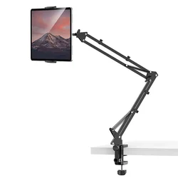 Ulanzi T2 Metal Desktop Stand 360°LongArm Tablet Holder 10kgLoad Bed Desktop Lazy Bracket for IPad 4.6~12.9inch Smartphone