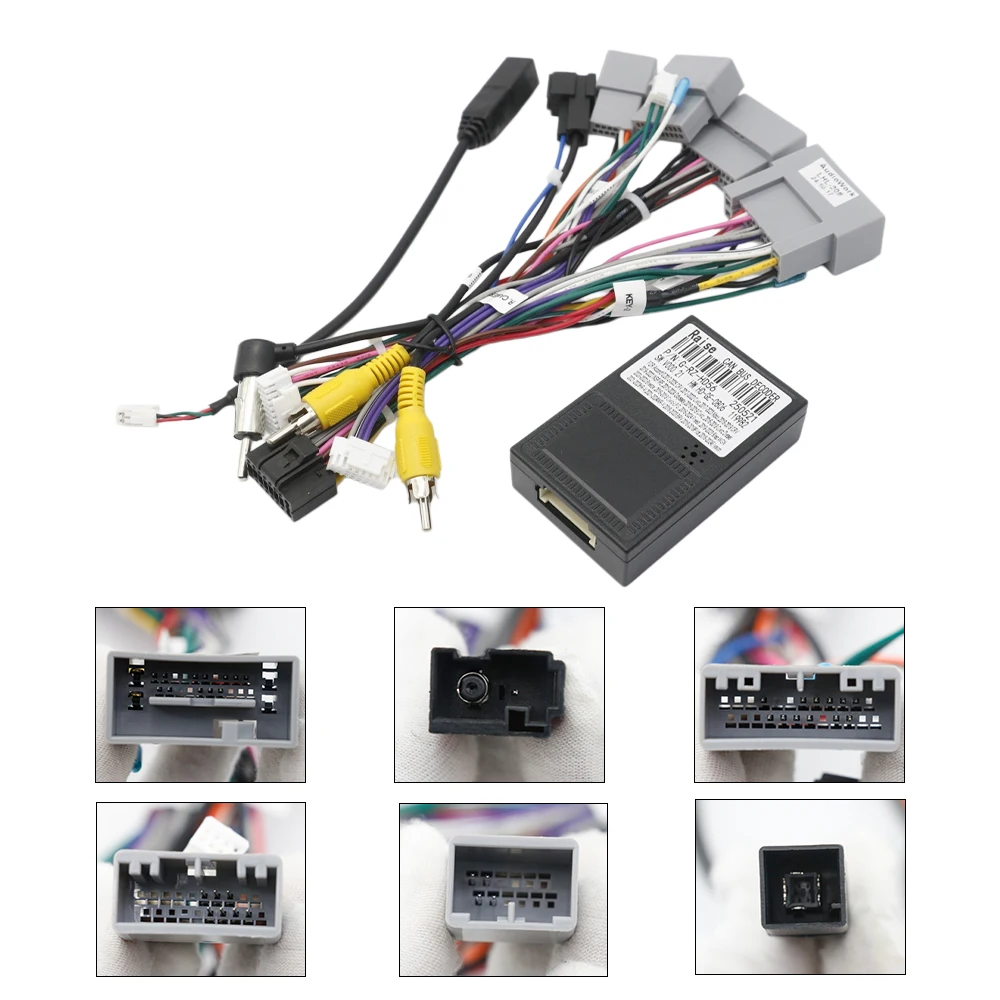For Honda CRV 2012-2016 (2.4) G-RZ-HD56 CANBUS Decoder Box Android Car Radio Wiring Harness Power Cable Adapter