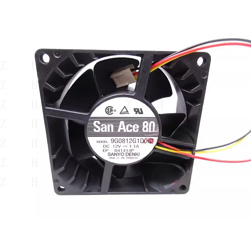 

H 1PC for Sanyo 9G0812G1D061 8038 12V 1.1A 8CM chassis UPS Shante cooling fan