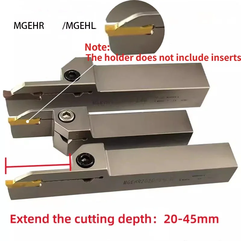 MGEHR External Grooving turning tool MGEHR1616 MGEHR2020 MGEHR2525 T20 T35 T45 2mm 3mm 4mm 5mm Alloy spring steel
