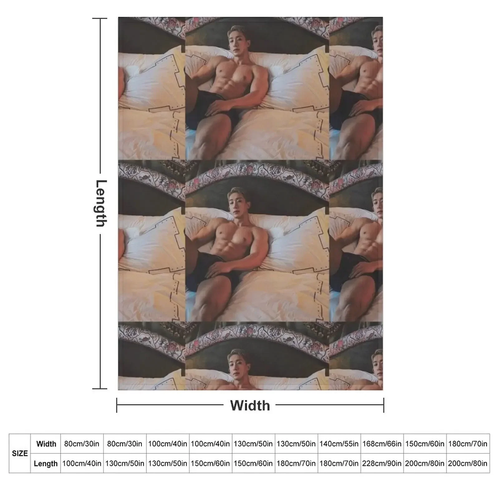 Sexy Wonho monsta x Throw Blanket Heavy wednesday Personalized Gift funny gift Blankets