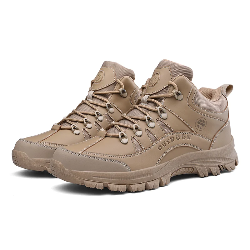 Men Tactical Boots Military Male Army Shoes Climbing Hiking Shoes Women High Quality Plush Snow Rapid Response Waterproof Warm