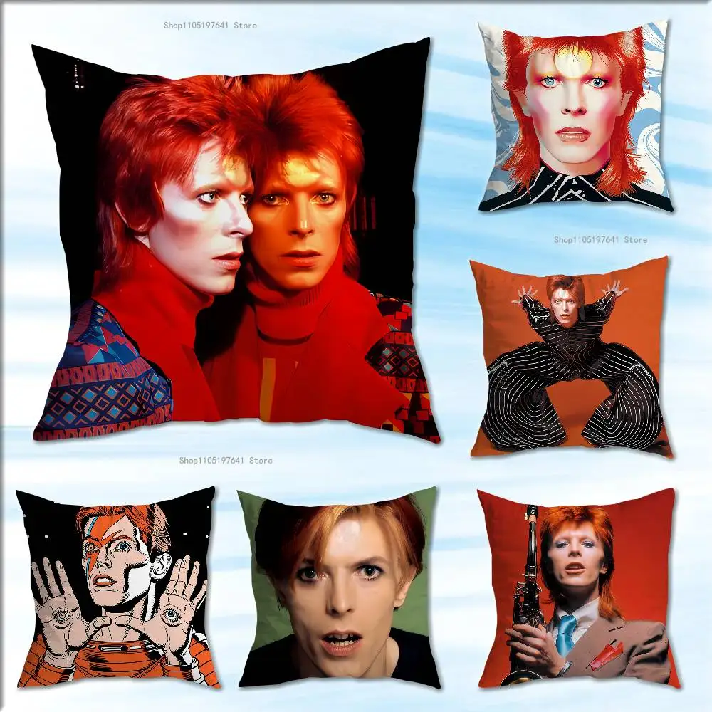 

D-David Cool B-bowie Pillow Case Cushion Cover Home Decor Birthday Gift Pillowcover