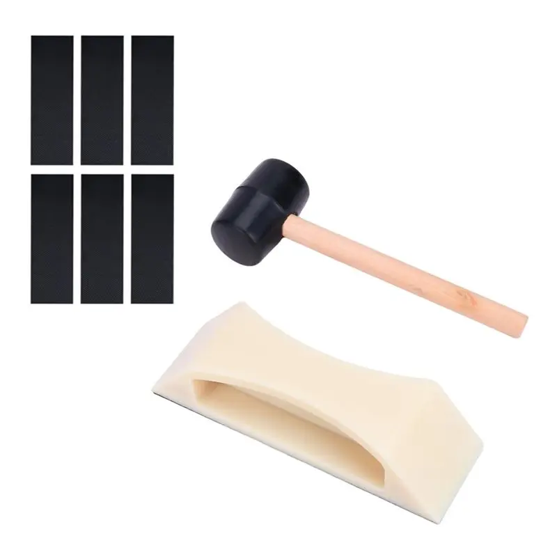 

ABKU-Floor Gap Fixer Tool Kit With Rubber Mallet & Nylon Tapping Block For LVP, Vinyl, Laminate, Wood And Hardwood Floors