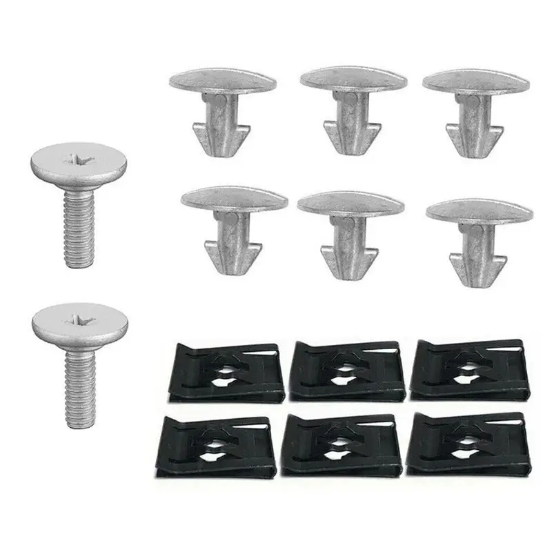 Compatible 14Pc Lower Engine Cover Pin Screw, Splash Shield Hardware Screw and Access Clip,for Accord 90674-TY2-A01
