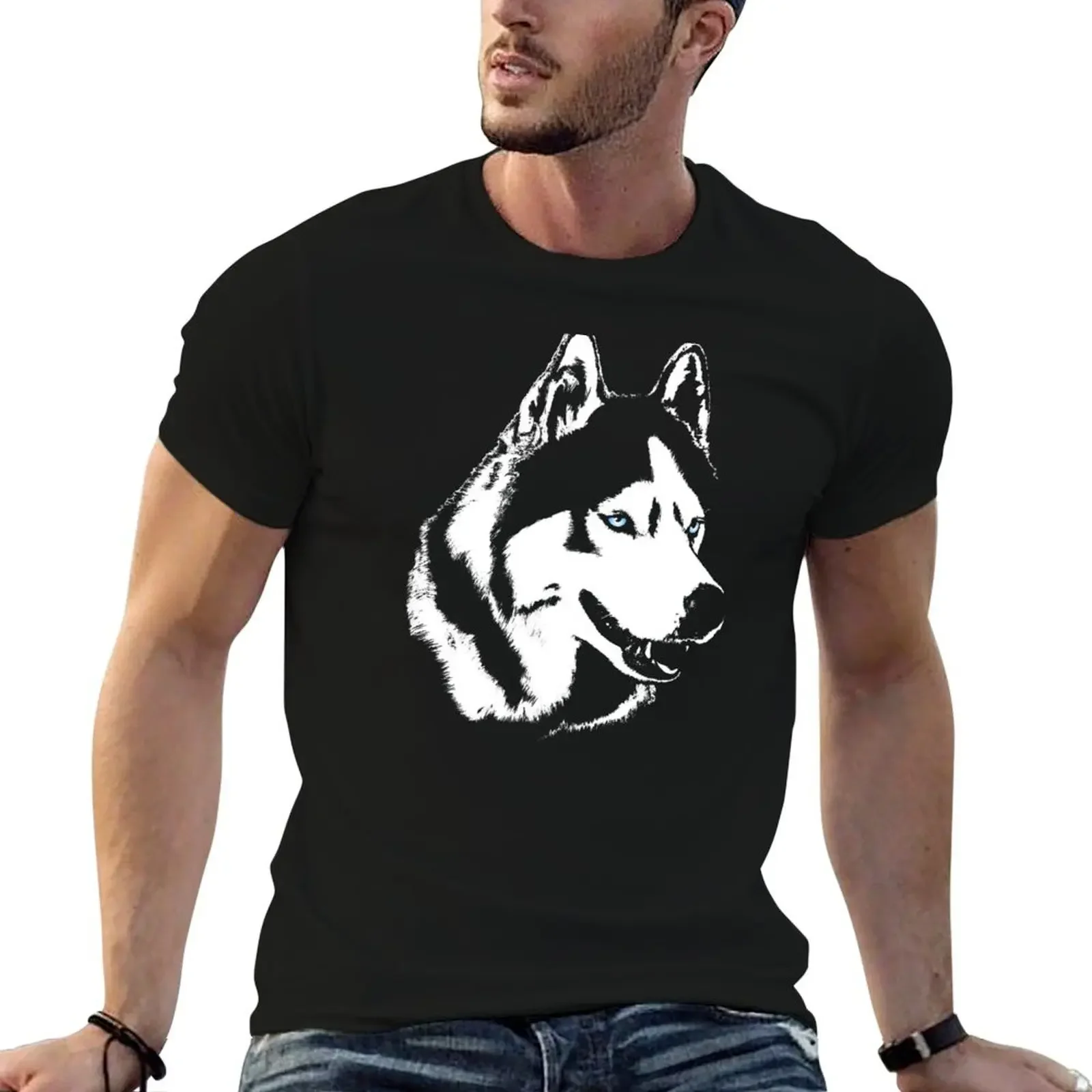 Husky Shirts Siberian Husky Gifts & Decor T-Shirt anime t shirts new edition anime oversized heavy weight t shirts for men