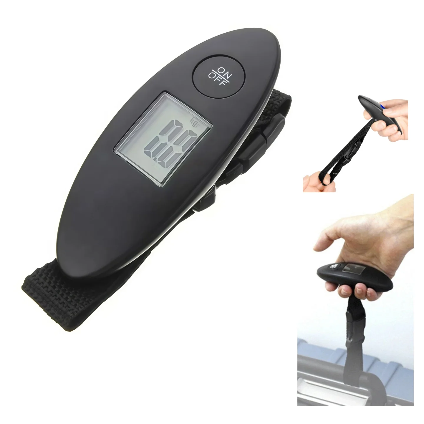 LCD 40kg/100g Digital Scale Electronic Luggage Portable Luggage Scale High Precision Travel Digital Hanging Scales With Webbing
