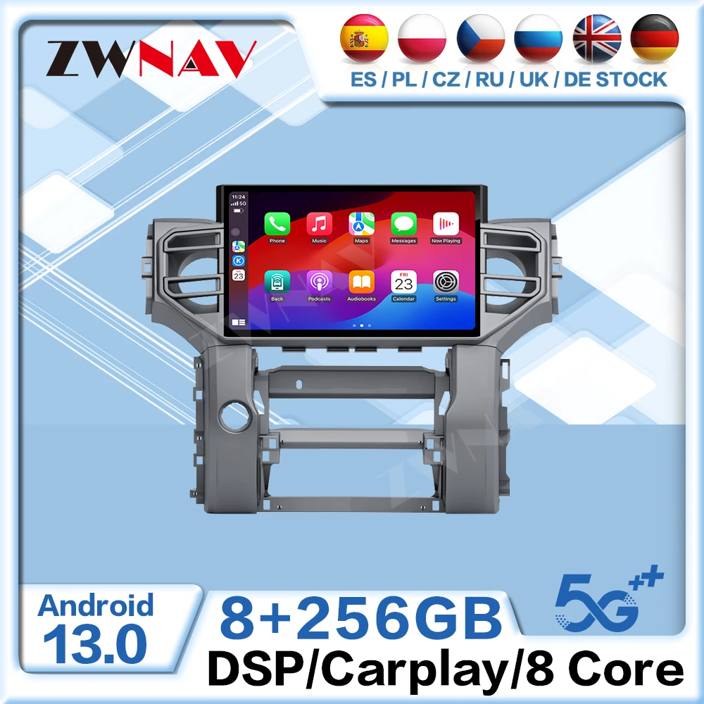 

Автомобильный радиоприемник CarPlay Android 13, 14,6-дюймовый сенсорный экран для Toyota Tundra 2014-2019, GPS-навигация, мультимедийный плеер, головное устройство, авто