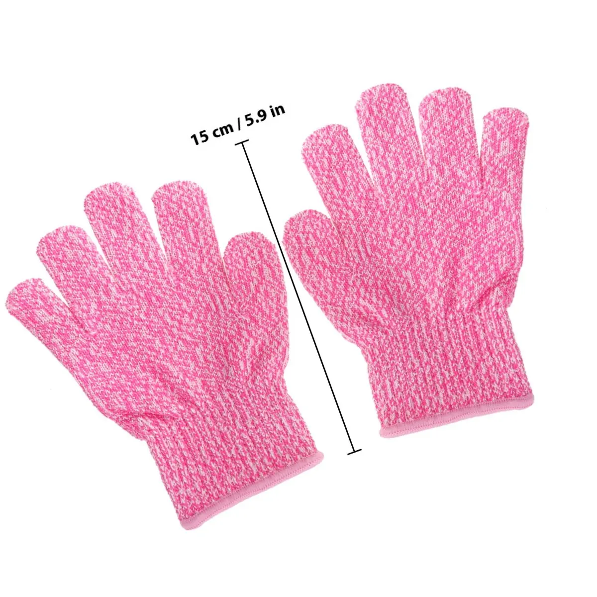 1Pair Premium Pe Cut Resistant Gloves for Kids Level 5 Protection Lightweight Elastic Breathable Kitchen Safety Gloves Perfect