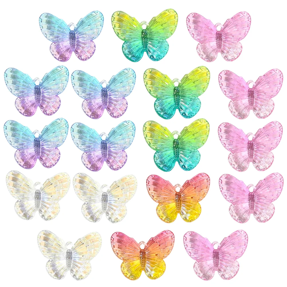 30 Pcs Children’s Toys Acrylic Butterfly Butterflies Accessories Children's Creative Statues Holiday Decorations Decorative