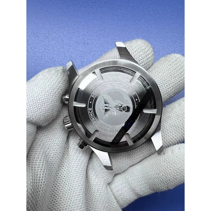 Watch Accessories Compatible with Shanghai Dandong Eta7750 Movement Watch Case Full Set - Sapphire Crystal