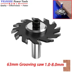 63mm Grooving Sah Mit 12,7mm Cutter Arbor. 2.5 