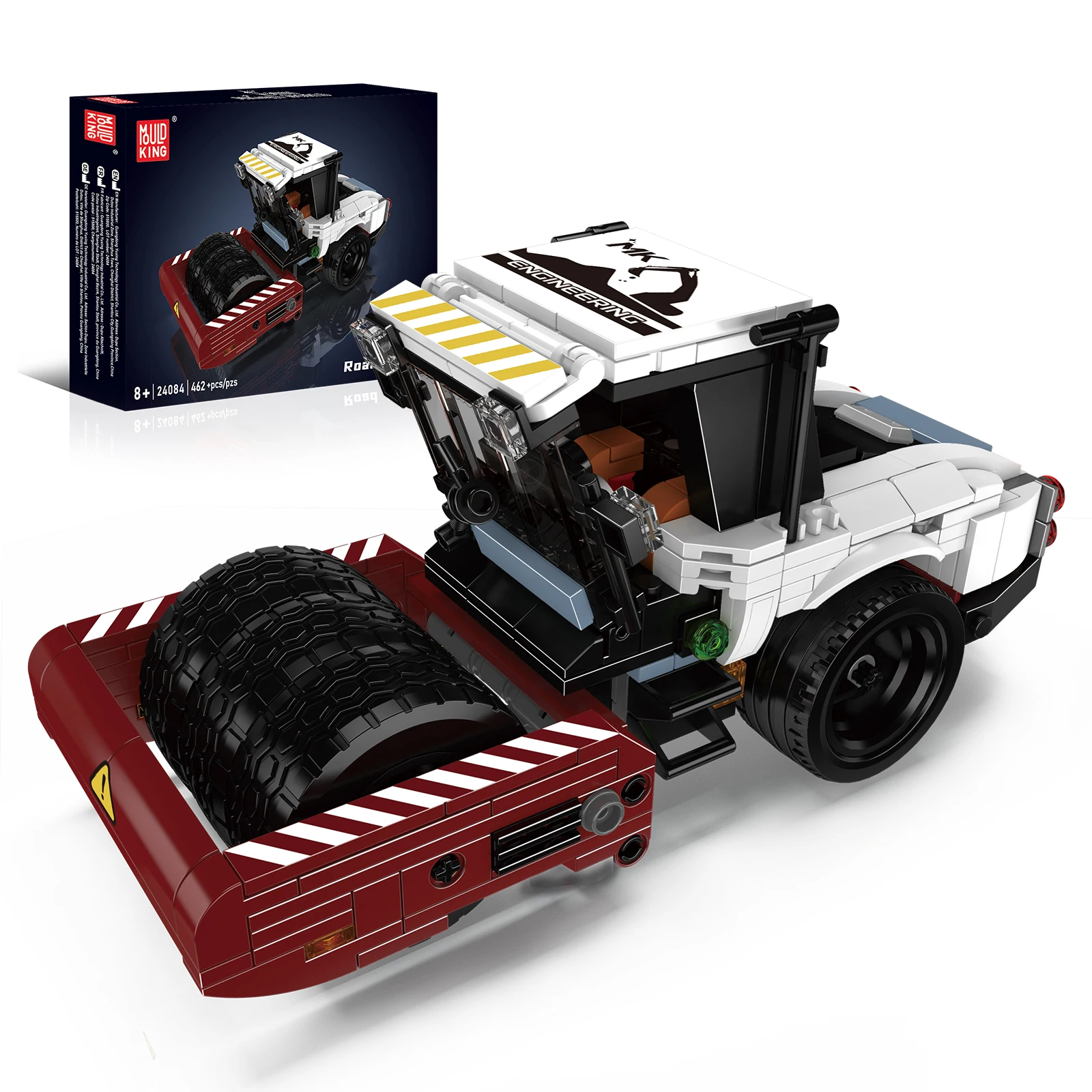 

Mold King 462 шт., дорожный ролик, набор строительных блоков, инженерная модель автомобиля, технологические кирпичи, детская строительная игрушка, подарок на праздник