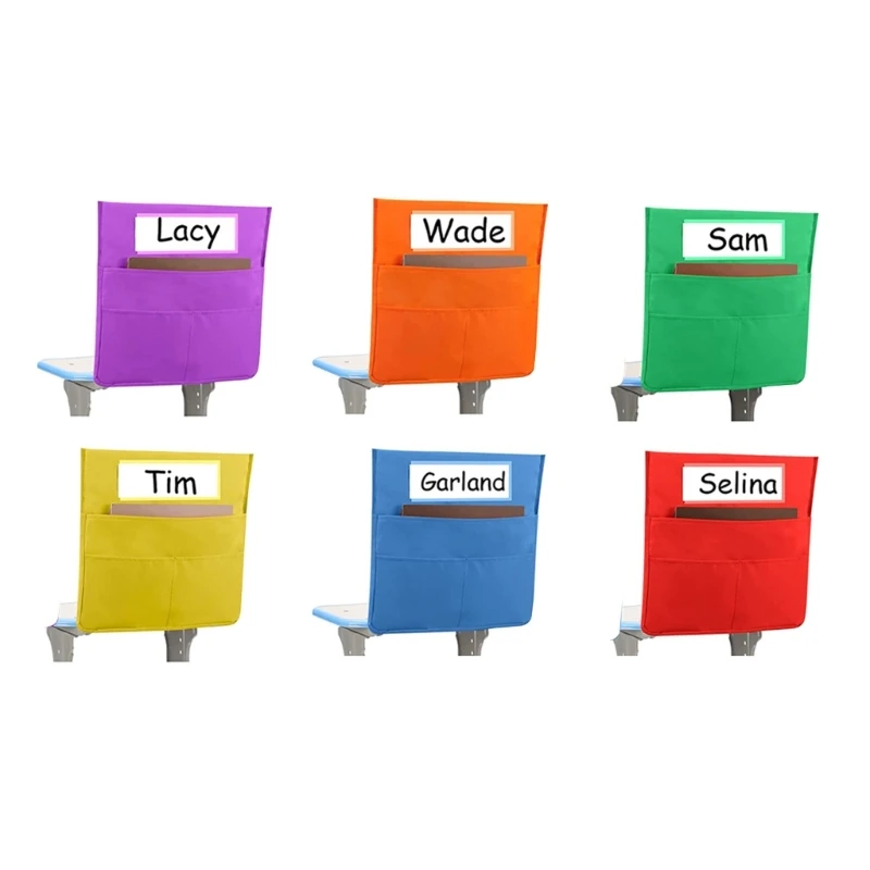 

6pcs Heavy Duty Chair Storage Seating Organizers for Students & Teacher Supplies Drop shipping