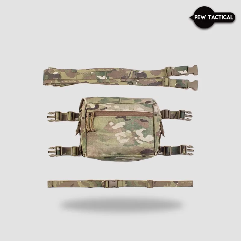 PEW TACTICAL SS Style LBV Expander Kit Rear Backpack Compatible With Tactical Chest Hanger Equipment