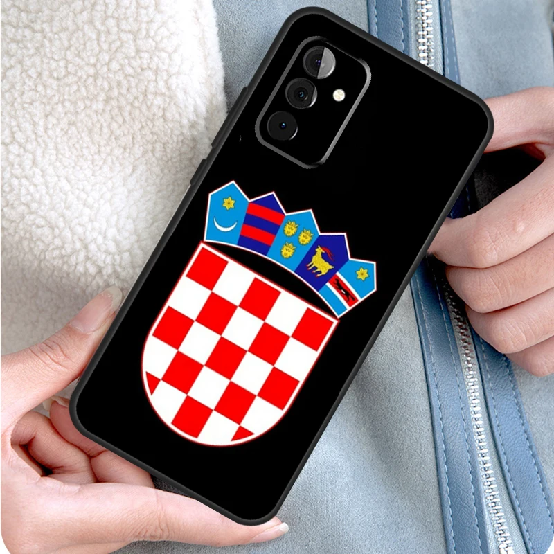 Croatia Flag Phone Case For Samsung Galaxy A52 A32 A12 A14 A34 A54 A51 A71 A53 A33 A13 A15 A25 A35 A55