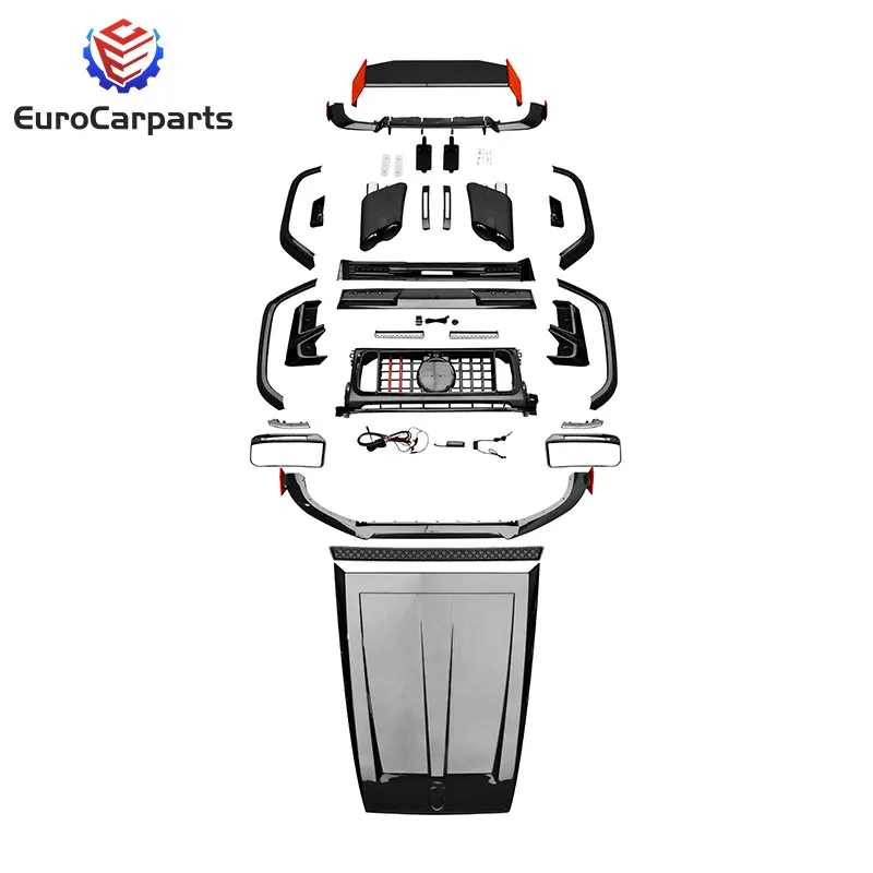 For 1993-2018Y W463 G500 G63 Old  to 23Y W464 W463A Rocket Car Body Kits Auto Parts Bumper for Mercedes car G Class Accessories
